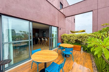 Studio para alugar com 27m², 1 quarto e sem vagaChurrasqueira