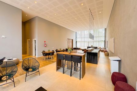 Studio para alugar com 27m², 1 quarto e sem vagaSalão de Festas