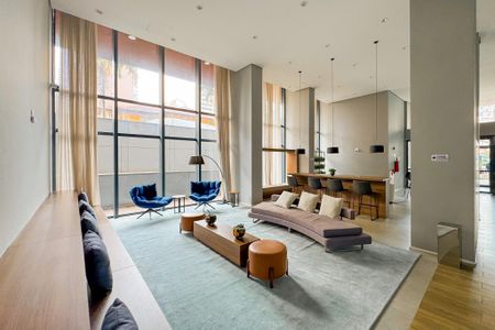 Studio para alugar com 27m², 1 quarto e sem vagaLounge e Hall Social