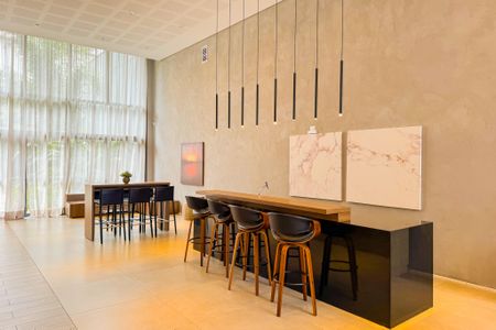 Studio para alugar com 27m², 1 quarto e sem vagaSalão de Festas