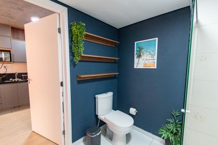 Studio à venda com 33m², 1 quarto e sem vaga Studio à venda com 33m², 1 quarto e sem vagaBanheiro