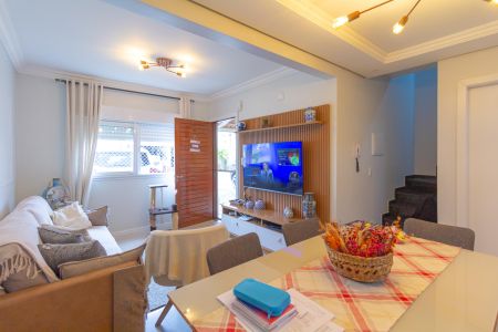 Sala de casa de condomínio à venda com 3 quartos, 89m² em Harmonia, Canoas