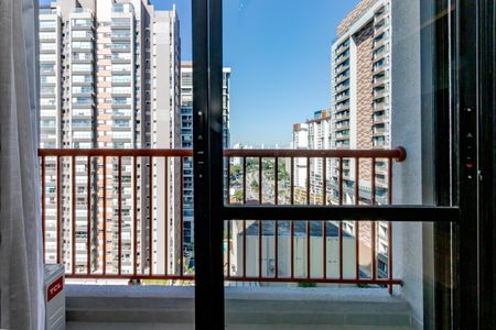 Studio à venda com 26m², 1 quarto e sem vagaVaranda