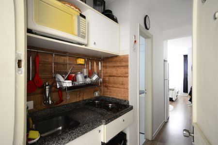 Studio à venda com 28m², 1 quarto e sem vagaCozinha