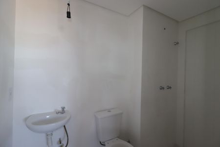 Banheiro da Suíte de apartamento à venda com 1 quarto, 36m² em Jardim Jamaica, Santo André