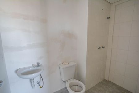 Banheiro da Suíte de apartamento à venda com 1 quarto, 36m² em Jardim Jamaica, Santo André