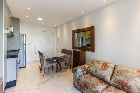 Sala de apartamento para alugar com 1 quarto, 38m² em Campos Elíseos, São Paulo