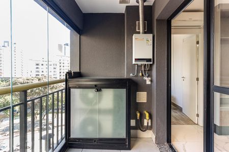 Varanda da Sala de apartamento para alugar com 1 quarto, 38m² em Campos Elíseos, São Paulo