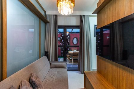 Sala de apartamento à venda com 1 quarto, 48m² em Vila Buarque, São Paulo