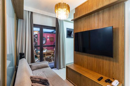 Sala de apartamento à venda com 1 quarto, 48m² em Vila Buarque, São Paulo