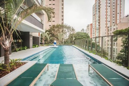Área comum - Piscina de kitnet/studio para alugar com 1 quarto, 25m² em Vila Clementino, São Paulo
