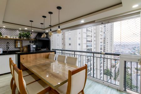 Varanda da Sala de apartamento à venda com 3 quartos, 122m² em Picanço, Guarulhos