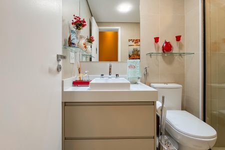 Apartamento à venda com 91m², 2 quartos e 1 vagaBanheiro Social