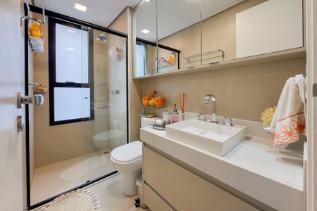 Apartamento à venda com 91m², 2 quartos e 1 vagaBanheiro da Suíte