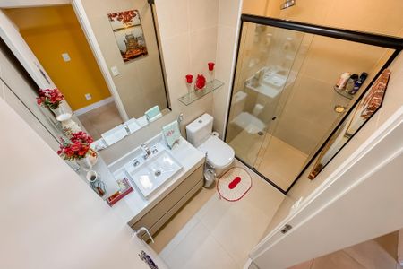 Apartamento à venda com 91m², 2 quartos e 1 vagaBanheiro Social