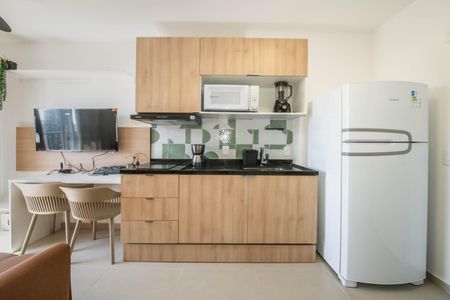 Apartamento para alugar com 27m², 1 quarto e sem vagaCozinha - Lavanderia Integrada