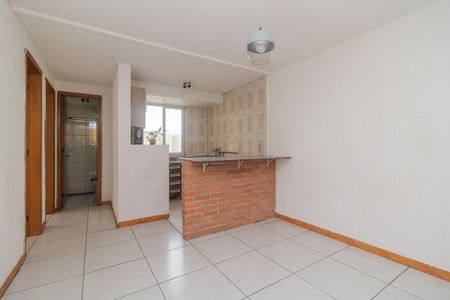 Sala/Cozinha de apartamento à venda com 2 quartos, 38m² em Cavalhada, Porto Alegre