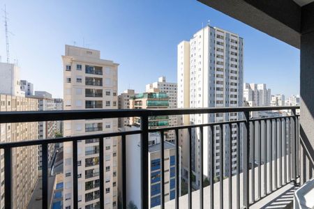 Studio para alugar com 24m², 1 quarto e sem vagaVaranda