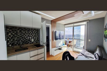 Sala de apartamento para alugar com 1 quarto, 35m² em Real Parque, São Paulo
