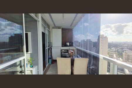Varanda da Sala de apartamento para alugar com 1 quarto, 35m² em Real Parque, São Paulo
