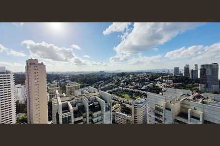 Vista da Varanda de apartamento para alugar com 1 quarto, 35m² em Real Parque, São Paulo