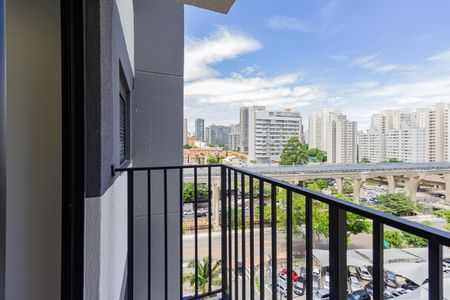 Apartamento para alugar com 25m², 1 quarto e sem vagaVaranda