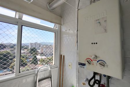 Área de Serviço de apartamento para alugar com 4 quartos, 108m² em Pechincha, Rio de Janeiro