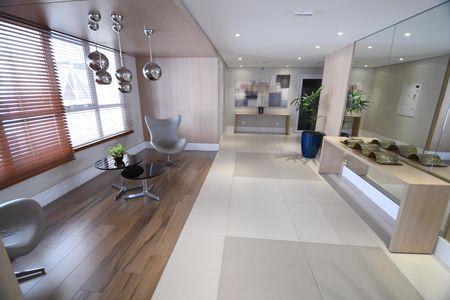 Studio à venda com 49m², 1 quarto e 1 vagaHall social