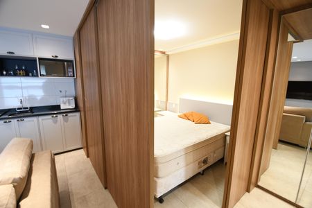 Studio à venda com 49m², 1 quarto e 1 vagaQuarto