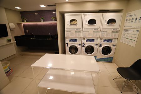 Studio à venda com 49m², 1 quarto e 1 vagaLavanderia