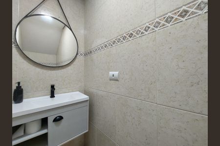 Casa de condomínio para alugar com 163m², 3 quartos e 1 vagaBanheiro do Espaço Gourmet