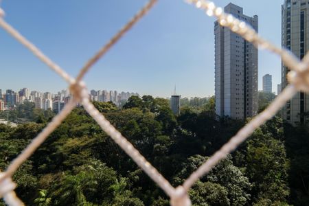 Apartamento para alugar com 115m², 2 quartos e 2 vagas Apartamento para alugar com 115m², 2 quartos e 2 vagasVista da Varanda da Sala