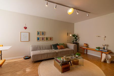 Sala de apartamento para alugar com 2 quartos, 75m² em Indianópolis, São Paulo