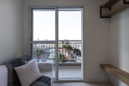 Varanda da Sala de apartamento à venda com 1 quarto, 29m² em Vila Romana, São Paulo