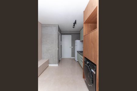 Studio à venda com 27m², 1 quarto e sem vagaCozinha Americana