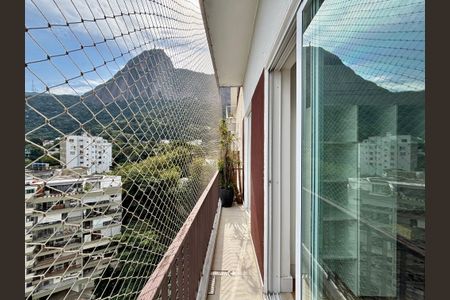 Varanda da Sala 1 de apartamento à venda com 2 quartos, 165m² em Humaitá, Rio de Janeiro