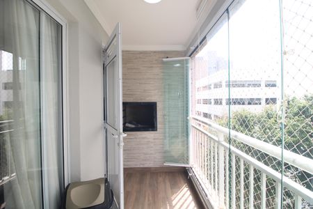 Varanda da Sala de apartamento à venda com 2 quartos, 61m² em Vila Isa, São Paulo