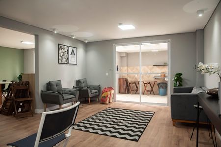 Studio à venda com 53m², 1 quarto e sem vagaÁrea comum - Salão de festas