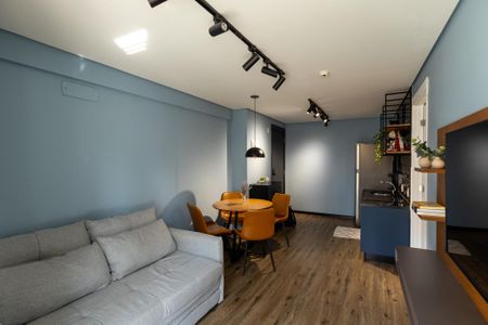 Sala de apartamento à venda com 1 quarto, 46m² em Jardim das Acacias, São Paulo