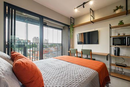 Studio de kitnet/studio para alugar com 1 quarto, 24m² em Vila Madalena, São Paulo