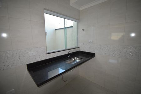 Detalhe Cozinha de casa de condomínio à venda com 2 quartos, 60m² em Vila Nova Manchester, São Paulo