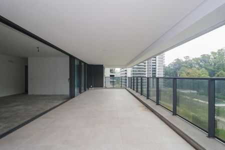 Varanda da Sala de apartamento à venda com 4 quartos, 330m² em Vila Andrade, São Paulo