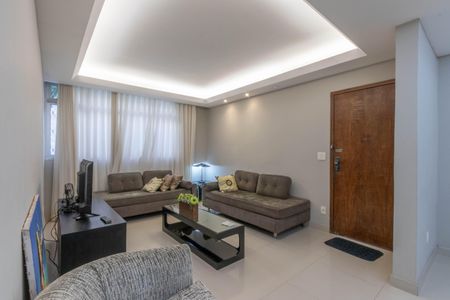 Sala de apartamento à venda com 3 quartos, 125m² em Santo Antônio, Belo Horizonte