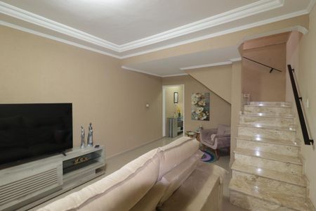 Sala de casa à venda com 3 quartos, 208m² em Jardim Ana Maria, Santo André