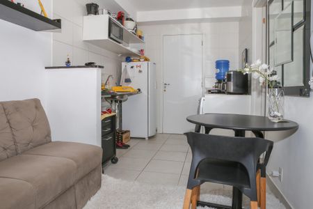 Sala de apartamento para alugar com 1 quarto, 30m² em Bom Retiro, São Paulo