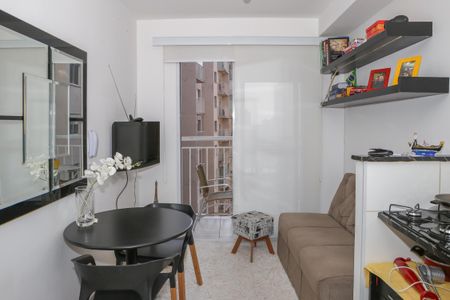 Sala de apartamento para alugar com 1 quarto, 30m² em Bom Retiro, São Paulo