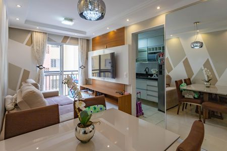 Sala de apartamento à venda com 2 quartos, 55m² em Campanário, Diadema