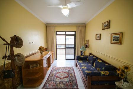 Sala de apartamento para alugar com 2 quartos, 82m² em Aviação, Praia Grande