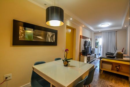 Sala de apartamento à venda com 3 quartos, 84m² em Vila Valparaíso, Santo André