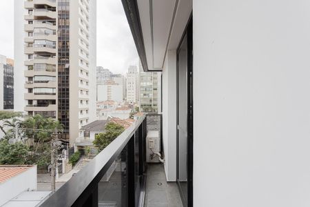 Varanda de kitnet/studio para alugar com 1 quarto, 32m² em Jardins, São Paulo